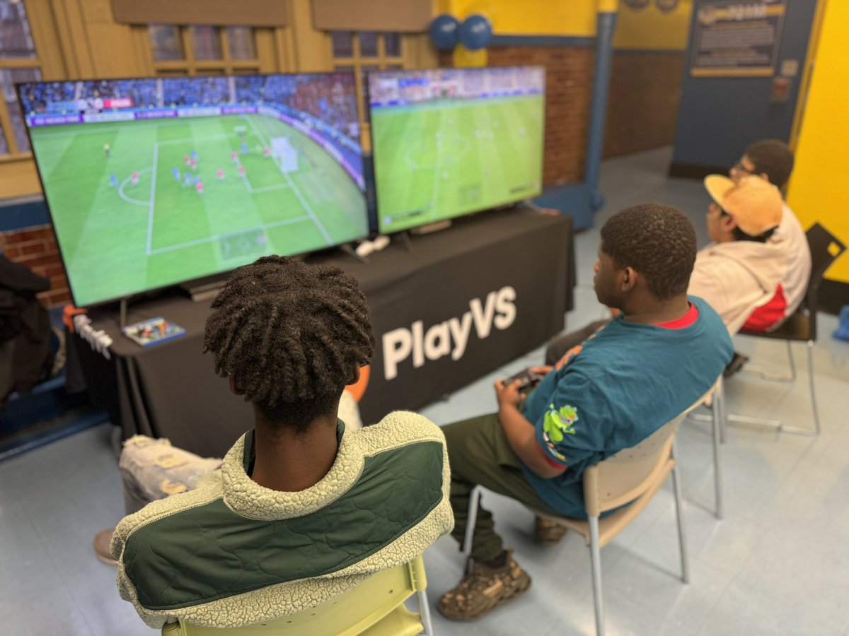 We were honored to welcome <a href="/ManCity/">Manchester City</a> &amp; <a href="/playvs/">PlayVS</a> to our school last night as part of the #TrebleTrophyTour 🌎!

Our school community, including our ⚽️Unified Soccer &amp; 🎮Esports Teams, were able to meet <a href="/swp29/">Shaun Wright-Phillips</a>, play <a href="/EASPORTSFC/">EA SPORTS FC</a>, and take photos with the trophies! 
#cityhawkspride