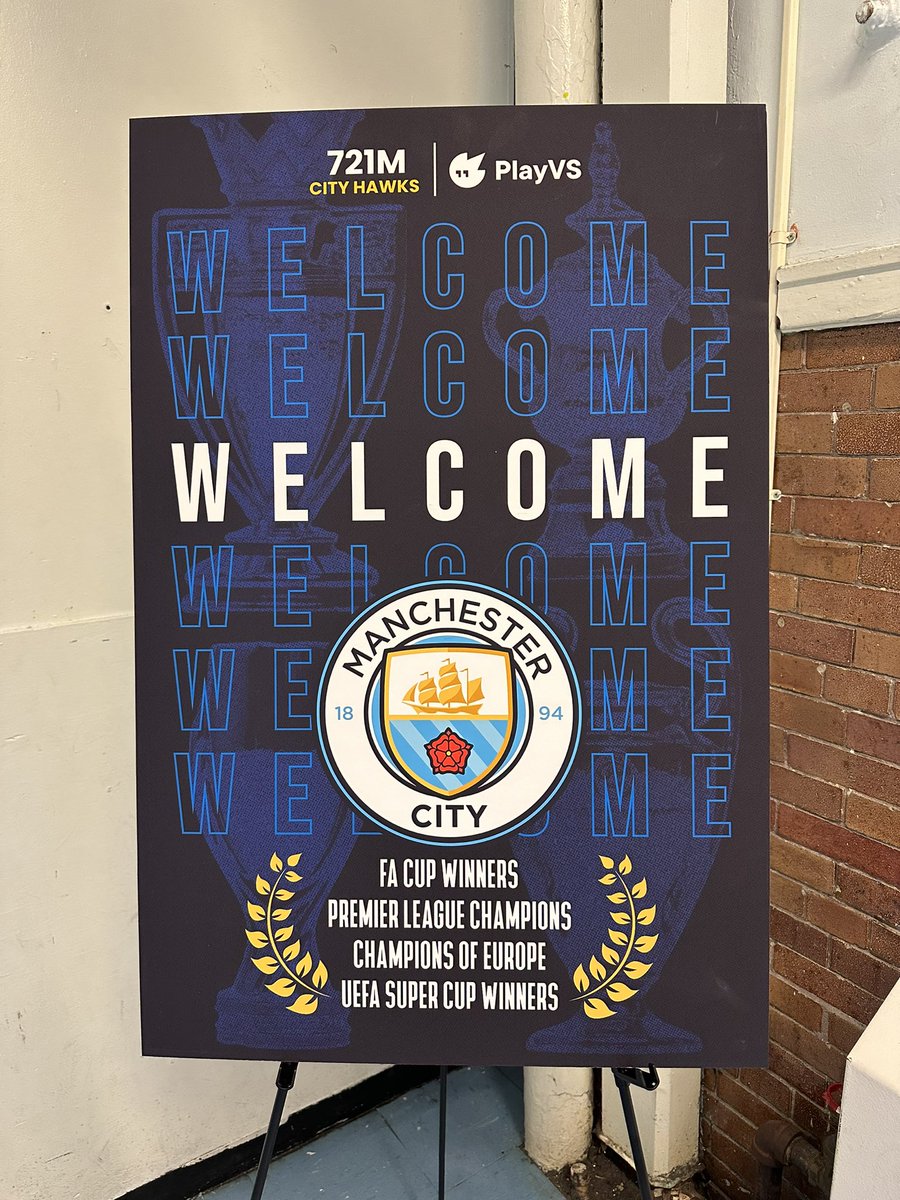 721M_CityHawks's tweet photo. We were honored to welcome @ManCity &amp; @playvs to our school last night as part of the #TrebleTrophyTour 🌎!

Our school community, including our ⚽️Unified Soccer &amp; 🎮Esports Teams, were able to meet @swp29, play @EASPORTSFC, and take photos with the trophies! 
#cityhawkspride https://t.co/0dgpBkprGn