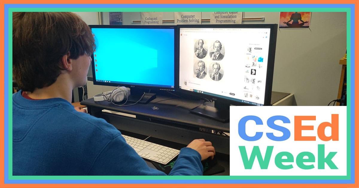 farr_scott's tweet photo. RVTC Information Technology students are celebrating Computer Sciences Education Week! #rivervalleytechcenter #vted #CSEdWeek #HourOfCode #vtcte https://t.co/0gVFwTcQ3k
