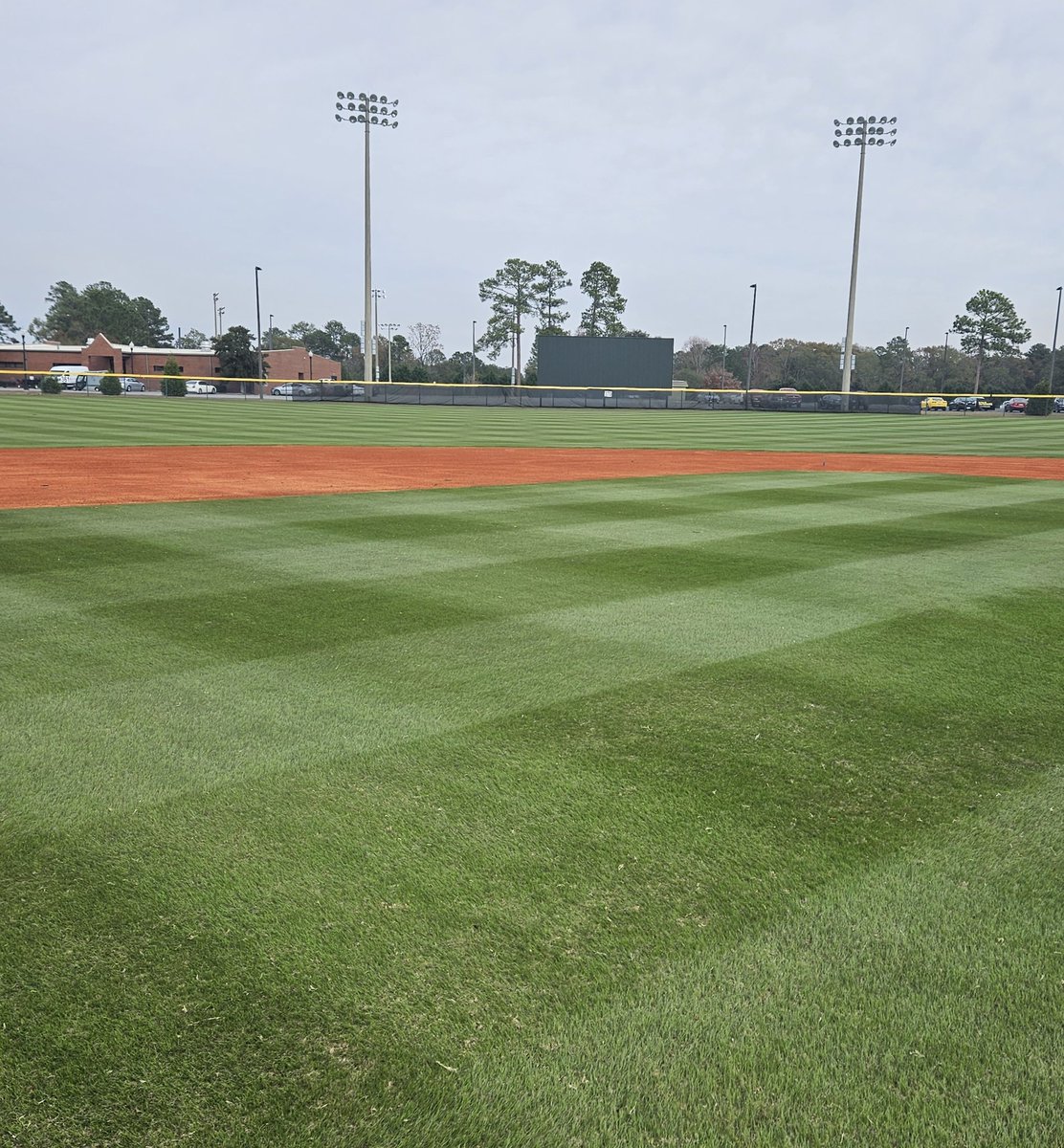 First checkers for the 2024 season. #stuckeyfield <a href="/M_G_Baseball/">Middle GA Baseball</a>
