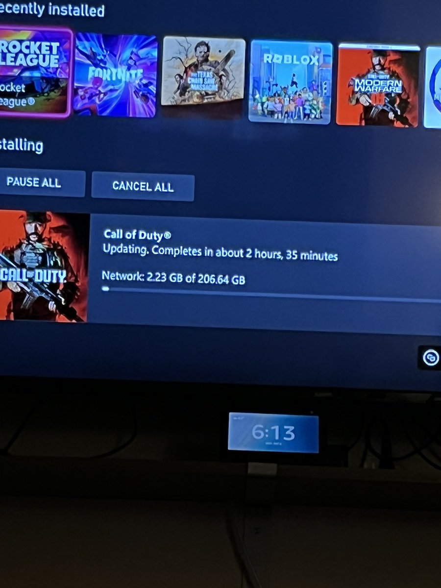 HBarnstable's tweet photo. @CODUpdates @Treyarch 206GB you fucked??? https://t.co/WZcR4NkVCx