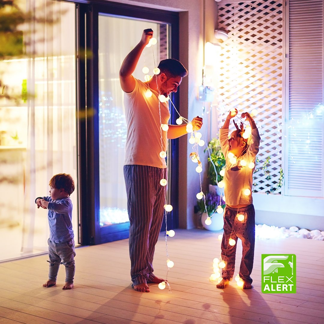 Let the #holiday decorating begin! Using LEDs and timers for your holiday lighting is a great way to save energy this holiday season.