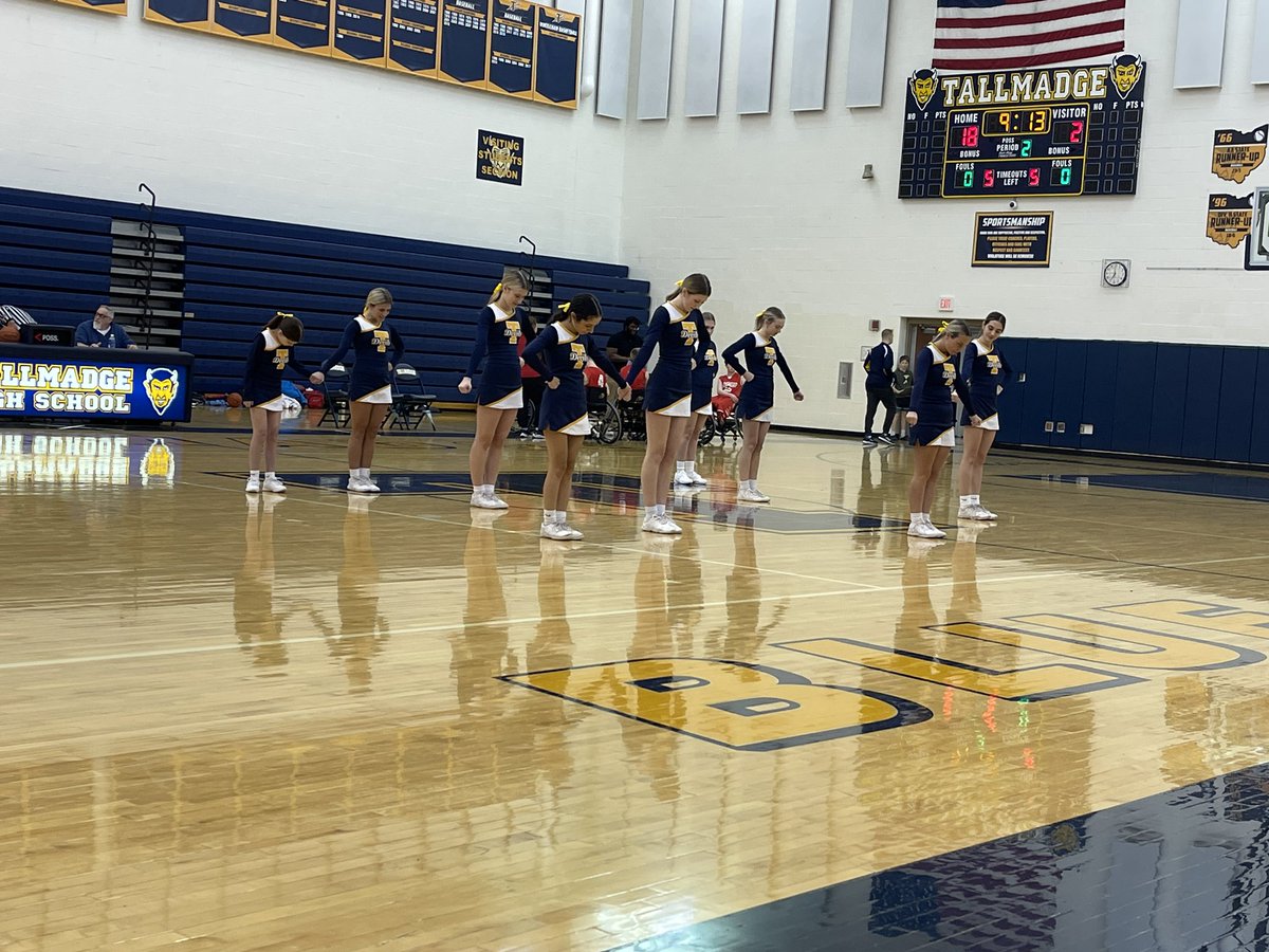 Great turnout for the @THSdevilsWCBB game versus Wadsworth!! At the end of the 3rd it’s 24-2 Tallmadge!! #bluedevils #TallmadgeBlueDevils @marktreen @Tallmadge_AD @tcstweets1 @tcs_swood