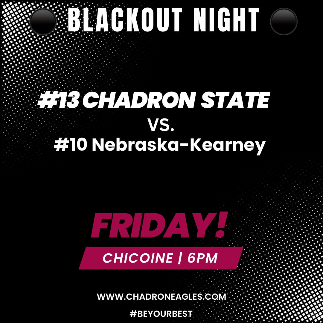 Friday Night | 6pm | Chicoine Center