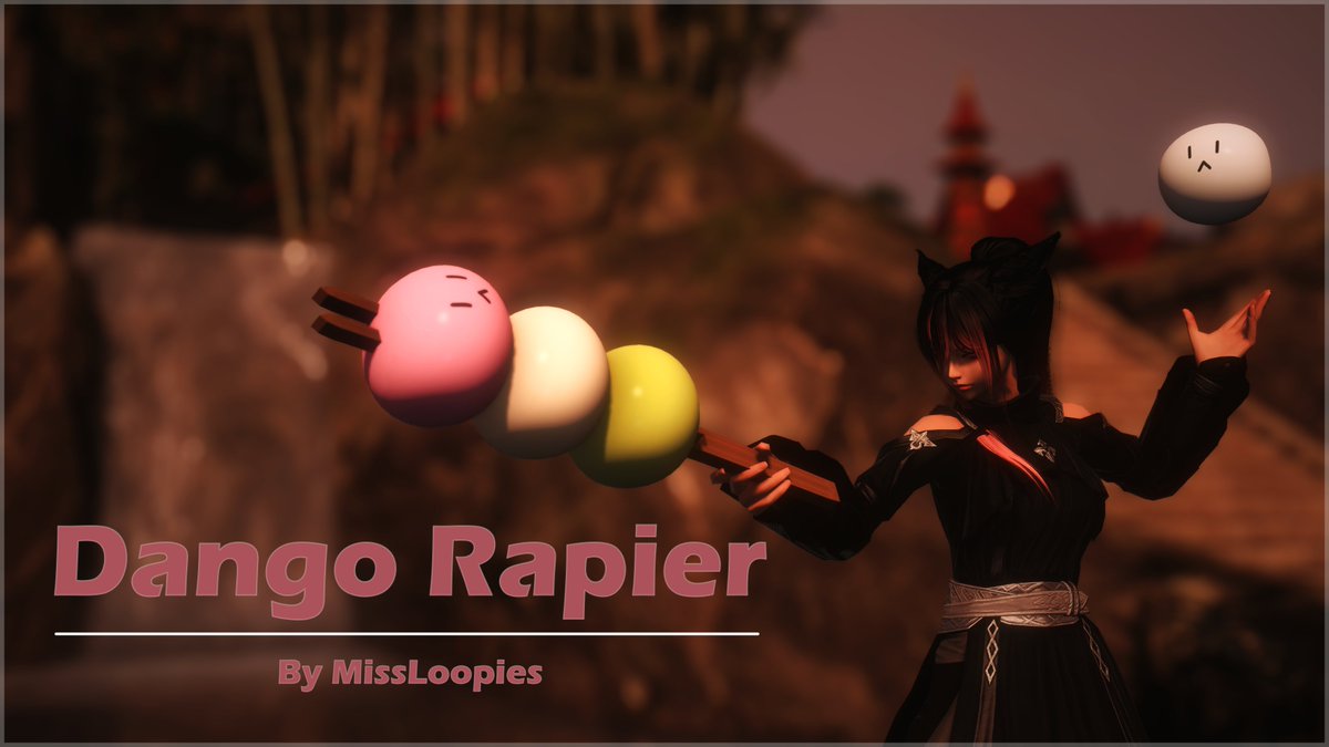 MissLoopies's tweet photo. Released another dango mod for Red mage. 
https://t.co/JNJqRraIlu
@nebbymiqo for Pics 
#ffxivmods #ffxivgpose #ffxivgposers https://t.co/bn6NeOh3aW