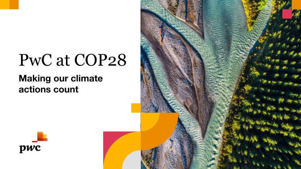 COP28, the most important international climate conference of the year, is underway in Dubai. Our global leaders are there and you can keep up to date with key insights by following our dedicated PwC Climate showcase page here on LinkedIn: linkedin.com/showcase/pwc-c… #COP28UAE