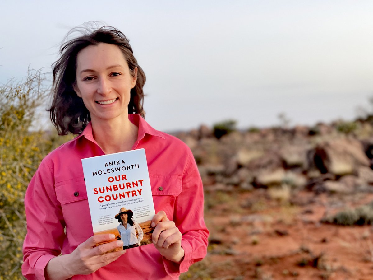 Farmers for Climate Action is made up of an incredible 8,000 farmers championing climate solutions! During COP28 currently occurring in Dubai, I am donating 100% of profits from the sale of my book, Our Sunburnt Country, to @farmingforever. Get your copy anikamolesworth.com/store/p2/Our_S…