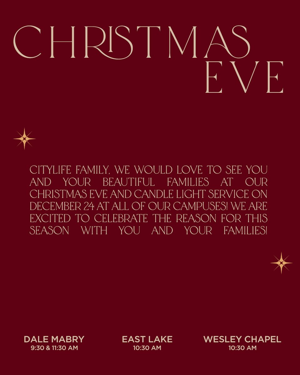 Hey family! We are so excited to celebrate this Christmas season with you. Swipe to see what's coming up 👉