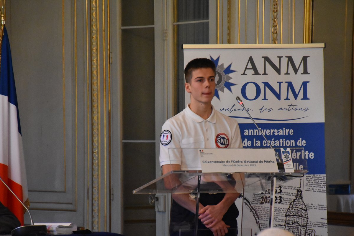 UNORanjou's tweet photo. 1/4 M. Philippe CHOPIN @Prefet49 Maine-et-Loire a accueilli le 60e anniversaire de l' Association nationale des membres de l’Ordre national du Mérite #ONM du 49.
L'#UNOR avec 19 membres dans l'assemblée était bien représentée et a mis à l'honneur ses #Cadets du #SNU en mission https://t.co/9X40CeWkgx