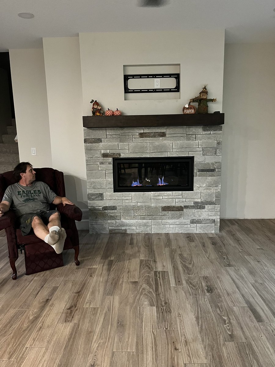 gteigland's tweet photo. I’ll date this summer of 2023 - tons of construction with doing our own electrical - thanks @BenTeigland  - installing cabinetry, tiling, stone, porch and more. We “moved” in Aug 1st but still had plenty of work to do. https://t.co/yv6rJnU4kk