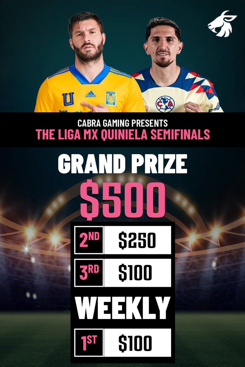 futbolasada's tweet photo. Join our Liga MX Liguilla Quiniela 🇲🇽⚽️‼️

If you know ball and love making free 🤑 then make your picks here.

LESS THAN 3 HOURS LEFT TO ENTER, Quiniela closes today at 7pm PST. https://t.co/WGzUQ0p57q