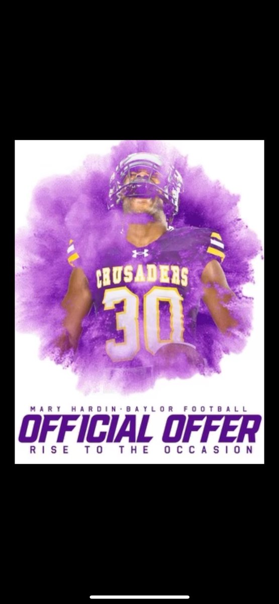 After a great conversation with <a href="/coachmcarey/">Mark Carey</a> blessed to receive an offer from UMHB