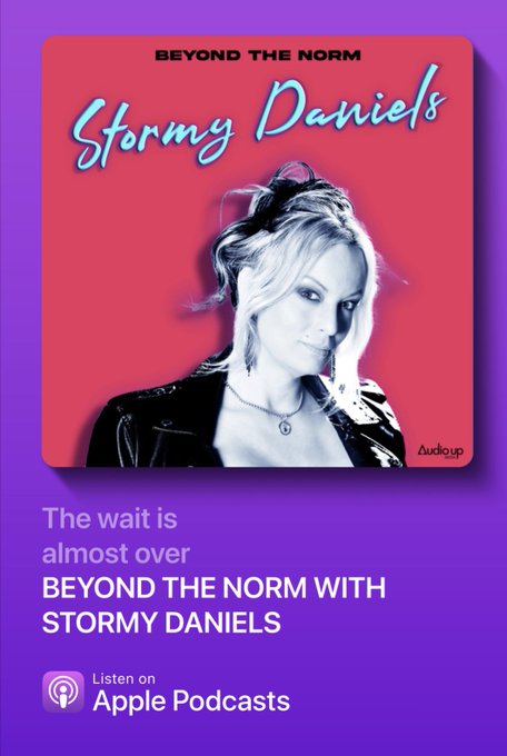 Exciting news! I&rsquo;ve got a new weekly podcast launching today called BEYOND THE NORM WITH STORMY DANIELS<a href="/tag/teamstormy"class="tags"><span>#teamstormy</span></a>