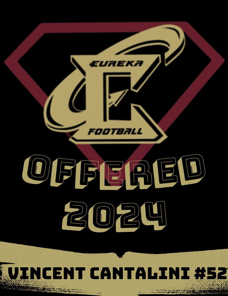 Vincent “Tank” Cantalini (@vincentcantali1) on Twitter photo I am honored to have received my first offer from <a href="/ECRDFootball/">Eureka College Football</a> <a href="/CoachKurtBarth/">Kurt Barth</a> <a href="/EurekaRedDevils/">Eureka Red Devils</a> <a href="/BullpenInside/">Inside The Bullpen™</a> @SportsWokc #DragTheWagon I am honored to have received my first offer from <a href="/ECRDFootball/">Eureka College Football</a> <a href="/CoachKurtBarth/">Kurt Barth</a> <a href="/EurekaRedDevils/">Eureka Red Devils</a> <a href="/BullpenInside/">Inside The Bullpen™</a> @SportsWokc #DragTheWagon