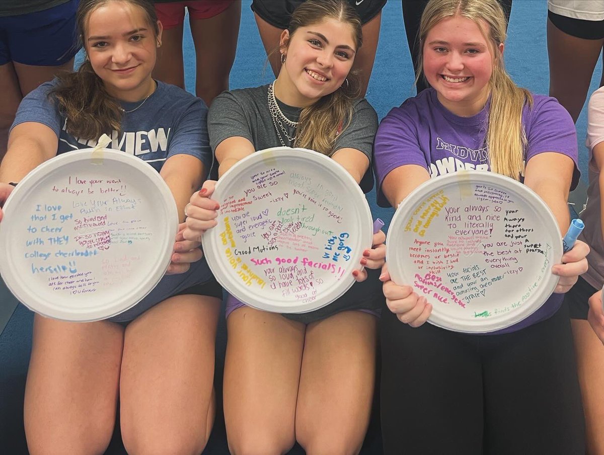 Sometimes you need a reminder of all the POSITIVE things you do! Strengthening our team culture as we head to STATE this weekend! #AnchorDown