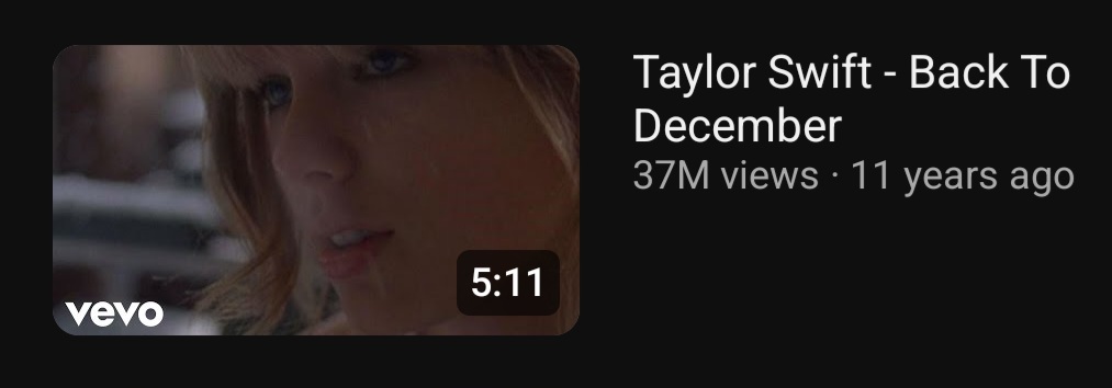 Rt if ur older than "Back To December"