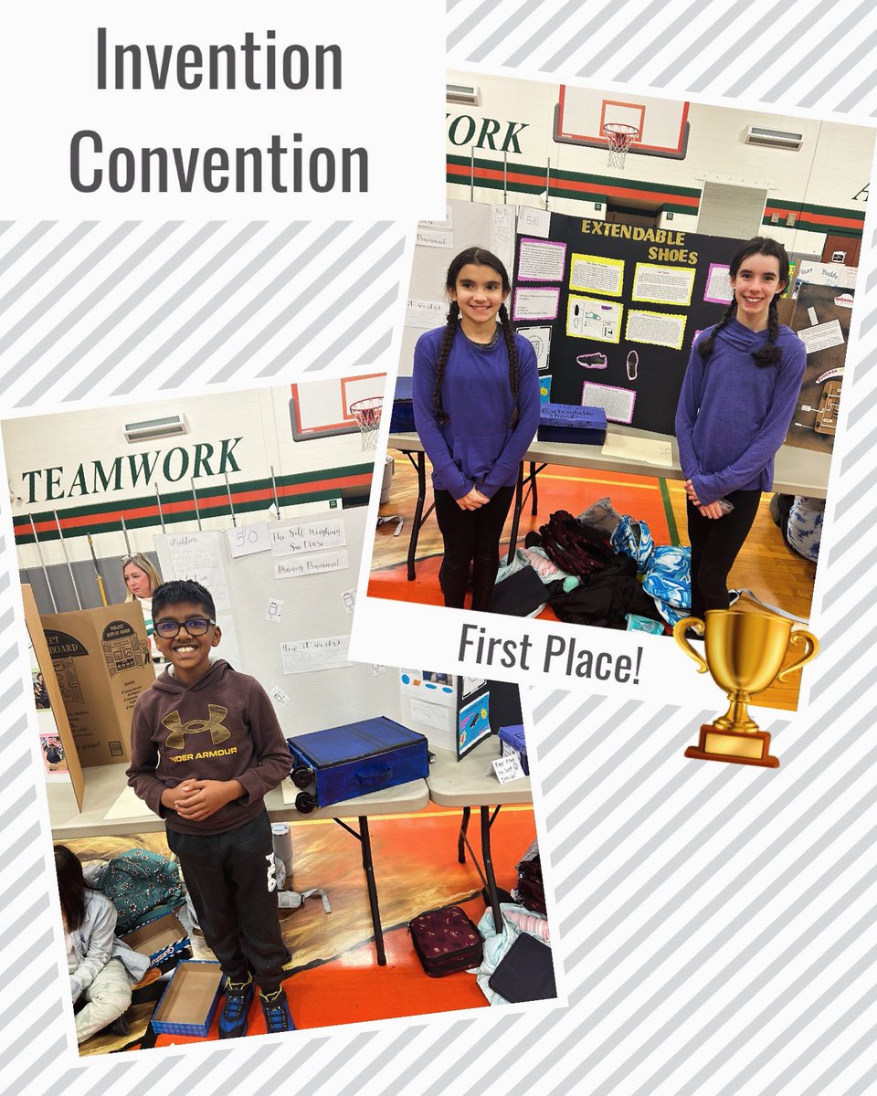 We have quite the Inventors at Hillcrest!! Congrats 👏 Emmalyn and Regina for a 1st place 🥇 win!! <a href="/invent2educate/">Inventionland Education</a>