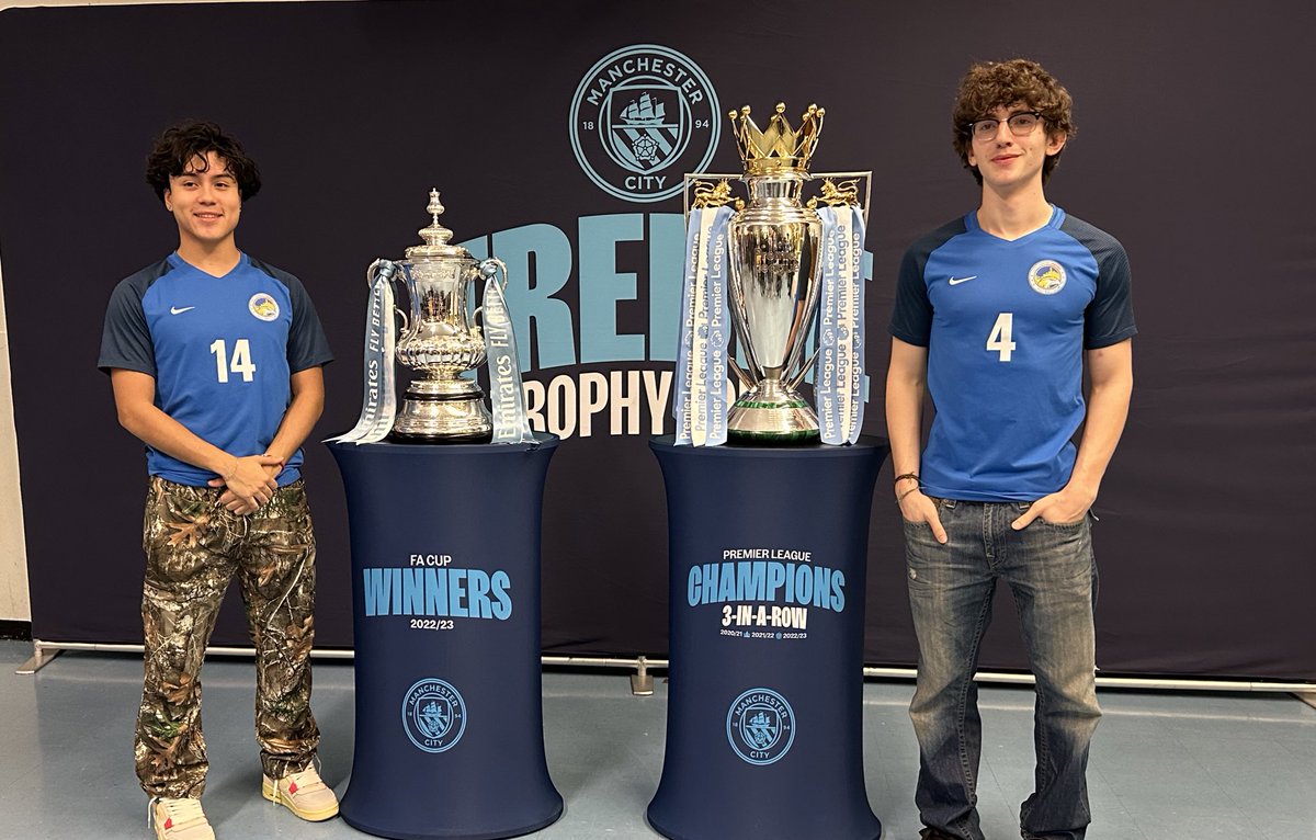 721M_CityHawks's tweet photo. A monumental night for our @SpecOlympicsNY Unified Soccer Team, as they were able to host the @ManCity #TrebleTrophyTour

They are NY Champs, @2026USAGames Champs, 5th in the 🌎 as @specialolyUSA @SOWG_Berlin2023 and now alongside the iconic trophies of the best team in the world https://t.co/5jCMKXYuIc