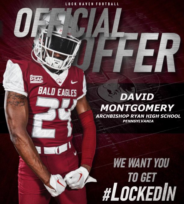 davidmontg_'s tweet photo. After a great in person conversation with @Coach_Derasmo and @CoachJBattaglia I am blessed to receive my first offer from @LHU_Football! @RyanFball https://t.co/RD2X4cDz1X