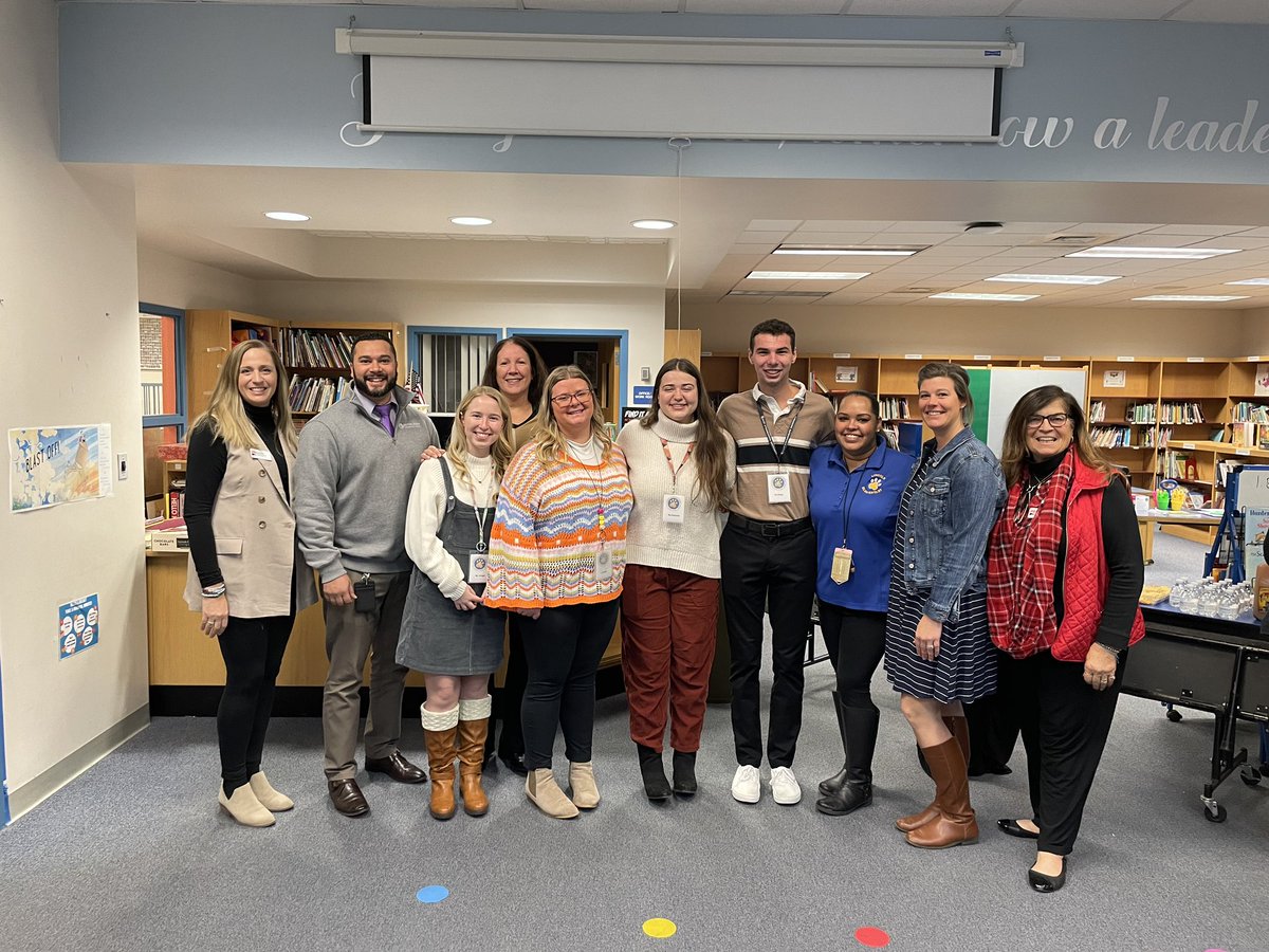 BASDLincolnCS's tweet photo. We had an amazing Celebration of Learning with our @ESUCollegeofEd Primary 2 students: Elizabeth, Morgan, Olivia, and James. They worked incredibly hard this semester to observe, support, and provide instruction for our Lincoln family. Thank you! @BethlehemAreaSD @EricaLynnGreer https://t.co/CmzYpLLKc5