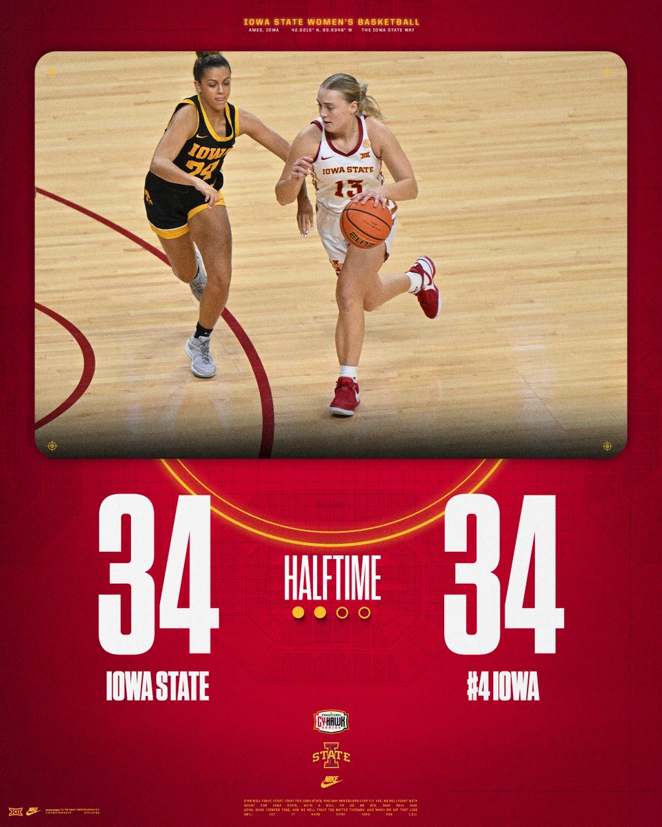 CycloneWBB's tweet photo. It's a fun one in Hilton!!!

🌪️🏀🌪️ https://t.co/J58OtGc18u