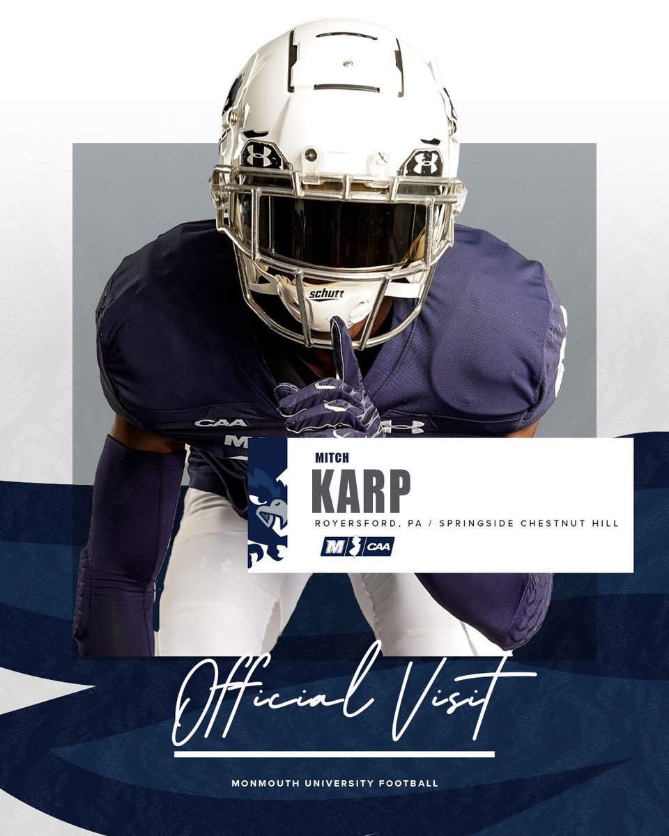 Mitch Karp (@mitchkarp1) on Twitter photo OV this weekend!! <a href="/CoachGabeMU/">.</a> <a href="/CoachJeffGallo/">Coach Jeff Gallo</a> <a href="/CoachSamDorsett/">Sam Dorsett</a> <a href="/Coach_BNeal/">Bishop Neal</a> <a href="/MUHawksFB/">Monmouth Football</a> <a href="/CoachJohnReagan/">John Reagan</a> OV this weekend!! <a href="/CoachGabeMU/">.</a> <a href="/CoachJeffGallo/">Coach Jeff Gallo</a> <a href="/CoachSamDorsett/">Sam Dorsett</a> <a href="/Coach_BNeal/">Bishop Neal</a> <a href="/MUHawksFB/">Monmouth Football</a> <a href="/CoachJohnReagan/">John Reagan</a>