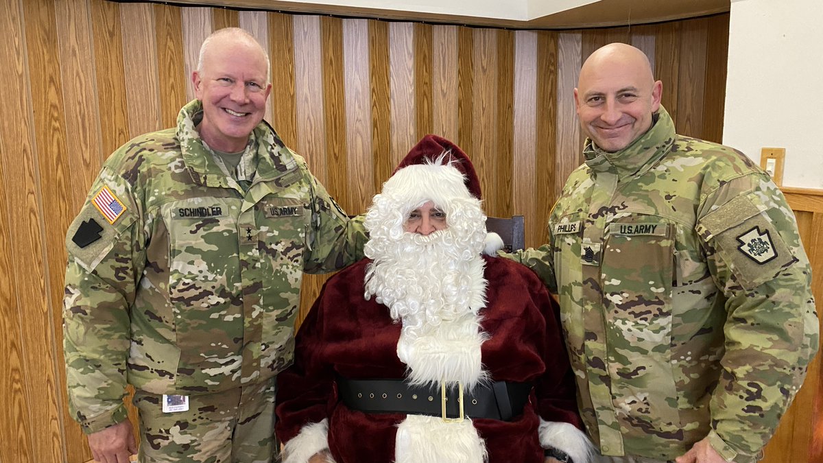 Proud to usher in the holidays at Ft. Indiantown Gap tonight! <a href="/TAGofPA/">Major General John R. Pippy</a>, with a little help from Santa himself, lit the holiday tree in style. Thanks to all who came out to join us.