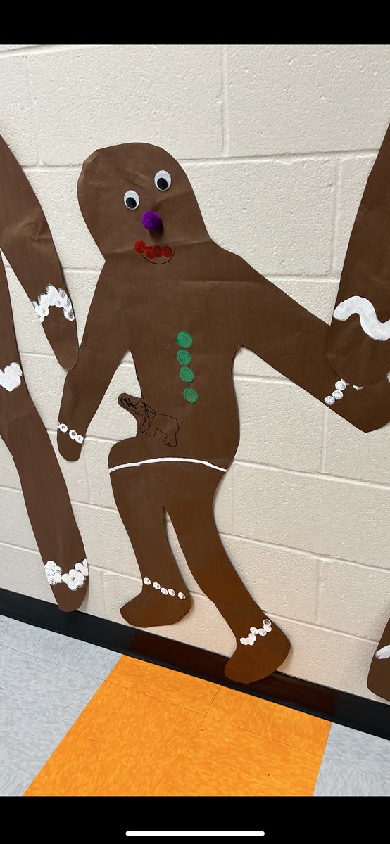 boiledcrocs's tweet photo. IM SCREACHINGNNNGNNGNNG my autistic son has been carrying a toy elephant EVERYWHERE with him for years.. and at school they traced all the students at gingerbread men and his elephant was in his pocket 😭😭😭😭😭 please it’s so funny im dying https://t.co/uRAkObsvay