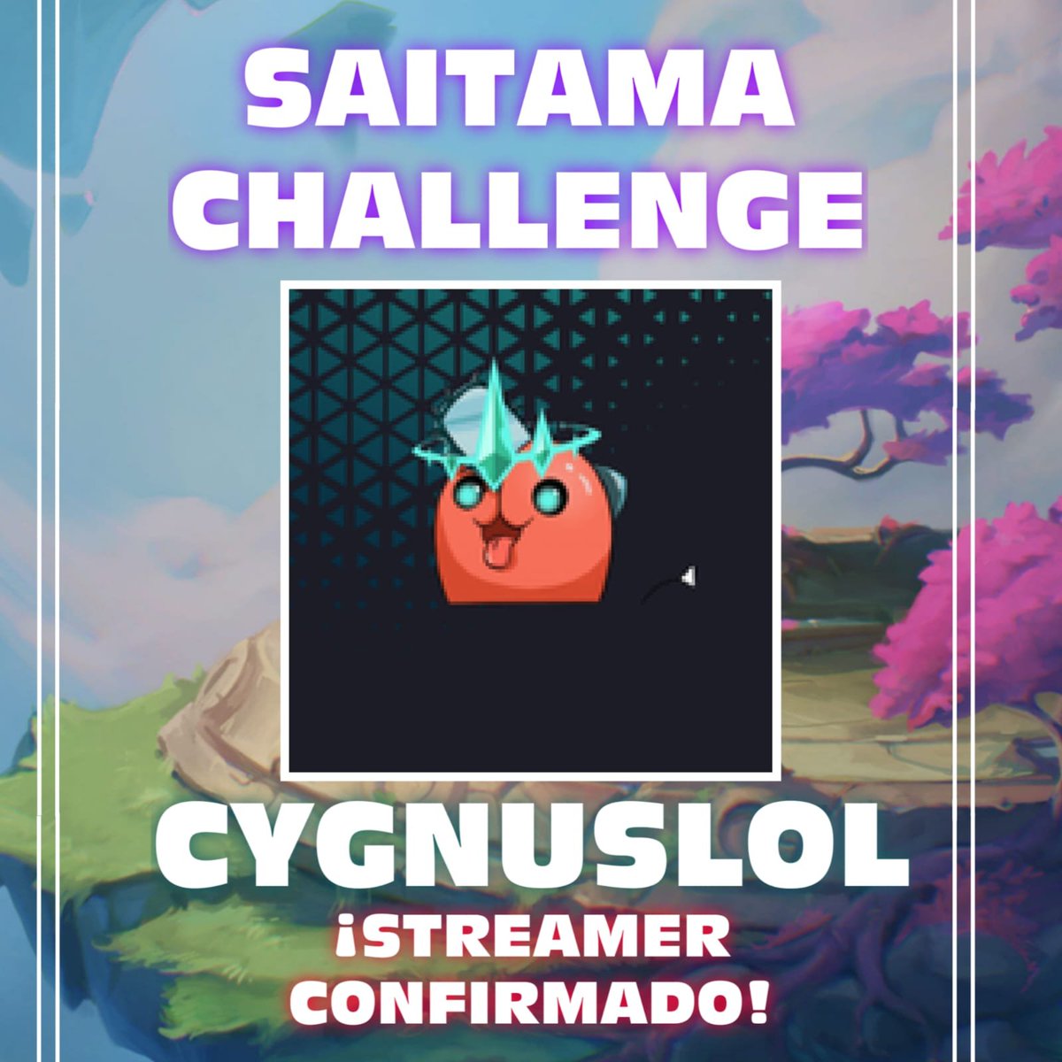 SaitamaChalleng's tweet photo. Ya casi llegamos al limite! 
⚠️⚠️Streamers Confirmados ⚠️⚠️
Saitama Challenge - Guerra en la Arena  
Bienvenidos:

@Cygnuslol1
 @hystrick117

#leagueoflegends #Saitamachallenge
@leagueoflegends https://t.co/YKdsR6FJYL