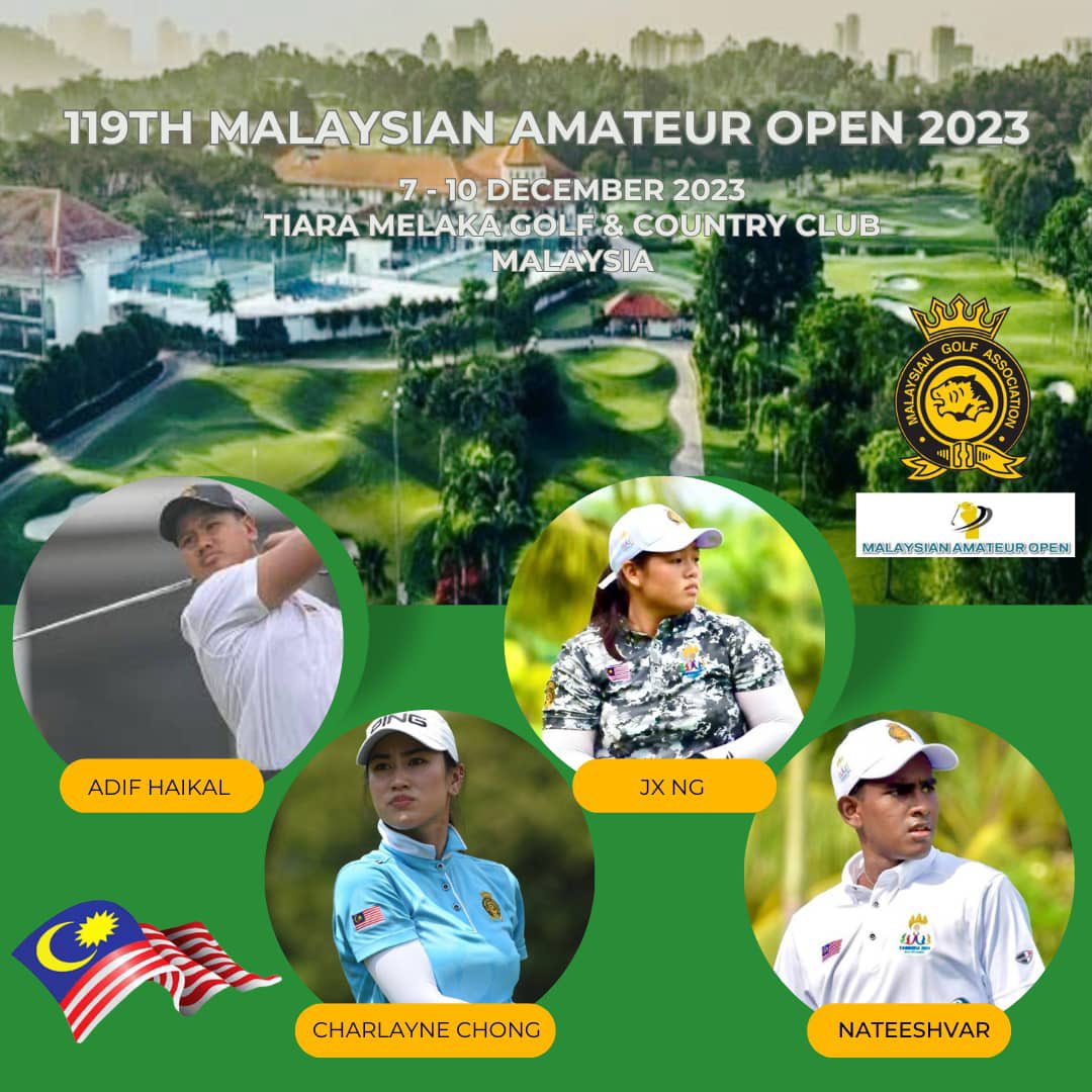 malaysiangolf's tweet photo. 119th Malaysian Amateur Open starts today at Tiara Melaka GC. Good luck to all players https://t.co/4XcUGD0Hkb