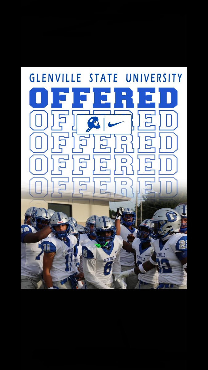Boldaker50's tweet photo. Blessed to receive an offer from Glenville State University @CoachCookOL https://t.co/uZxpgJVhso