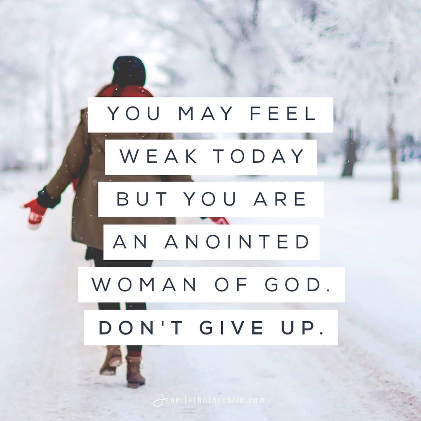 jennrothschild's tweet photo. Just because you are discouraged doesn’t mean you are disqualified! We don’t identify ourselves by our struggles or our feelings, we identify ourselves by who God says we are. Trust in who you are—anointed and chosen. And, even more than that, acknowledge “Whose” you are! https://t.co/u50coNpYEL