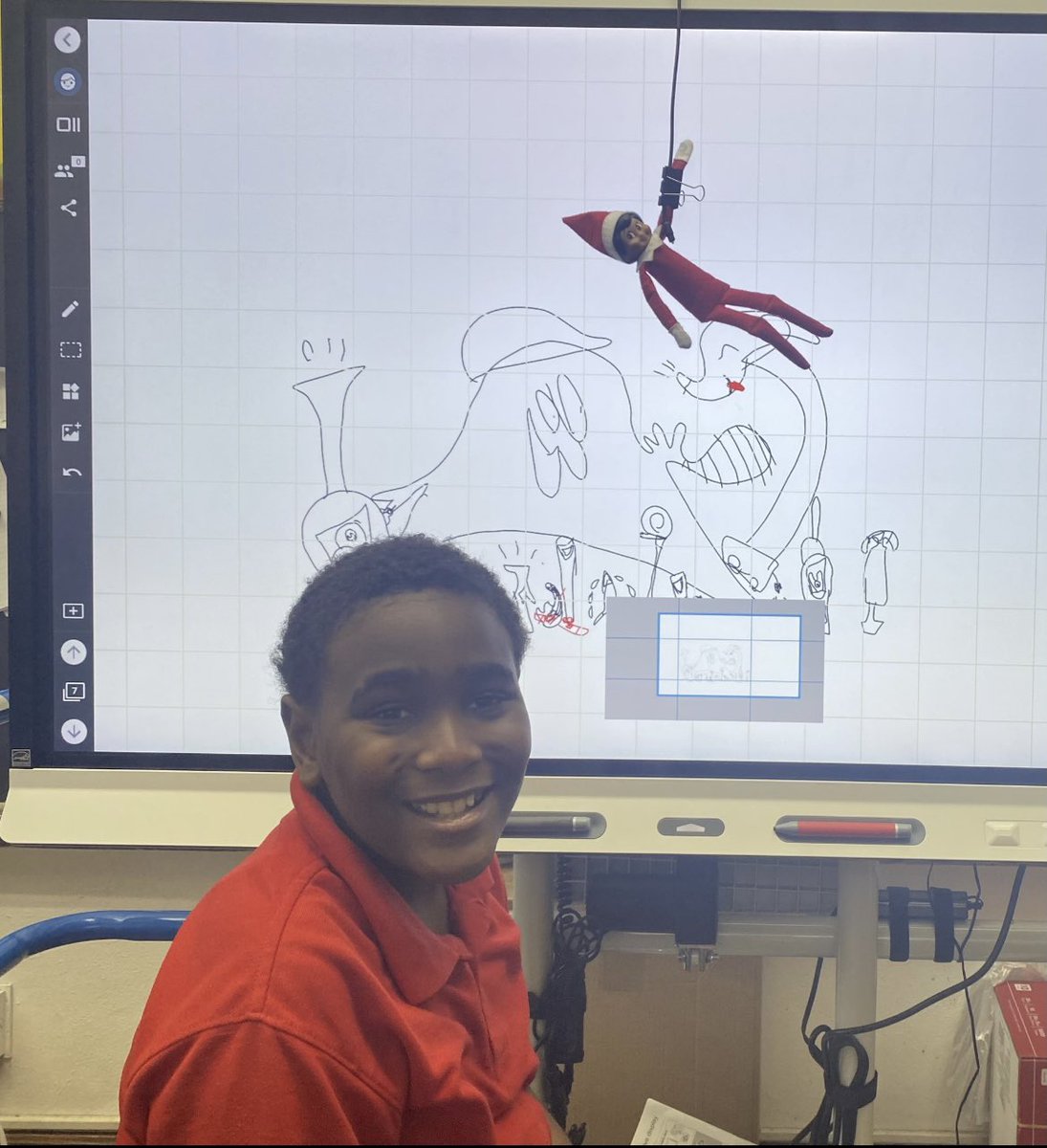 Look who dropped in Room 108 today!