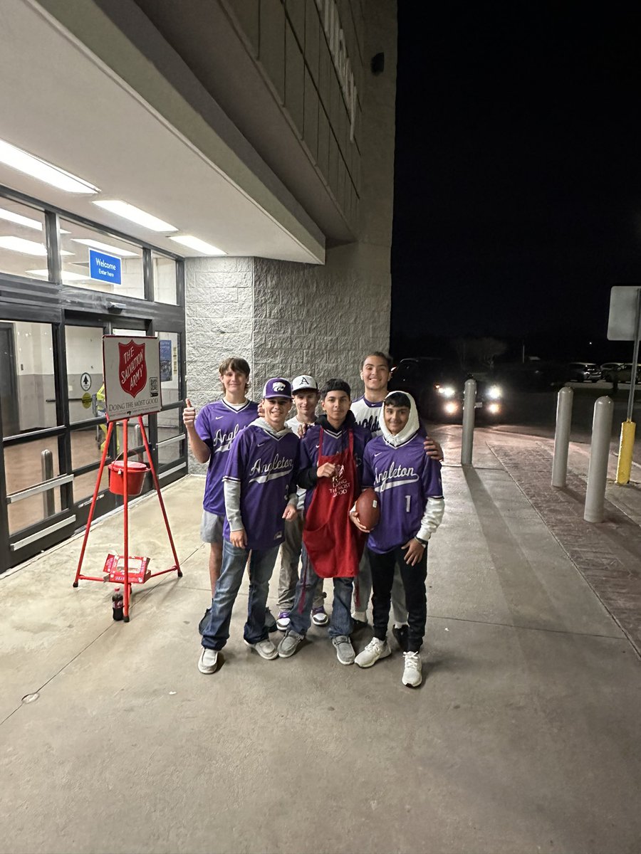 Ringing the bell for Salvation Army tonight!!  Thank you for all that donated.  Hope you enjoyed your cheer when you put money in the bucket.