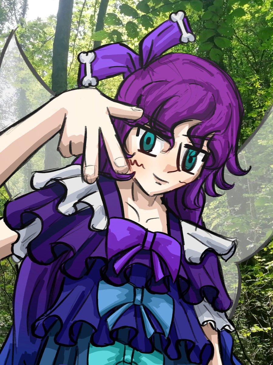 Yoctoo_'s tweet photo. Touhou OC of my friend's friend B) https://t.co/tca8nxeBxS