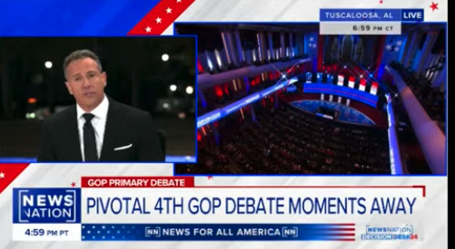ArseGrammatica's tweet image. Look at the bozo who is trying to crawl back via #NewsNation.
#GOPDebate #ChrisCuomo