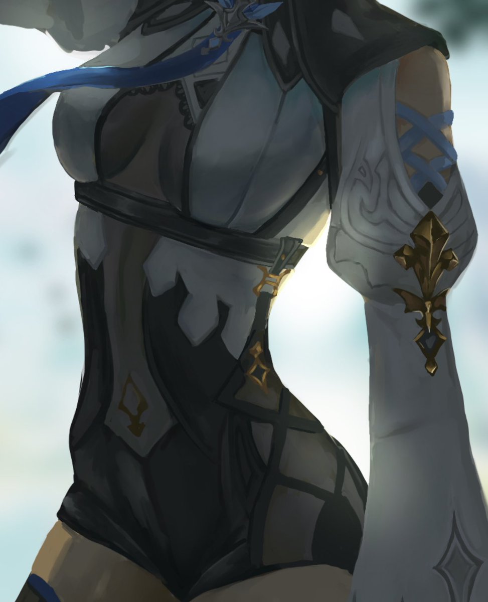 Eula render zoom in #Genshin_Impact