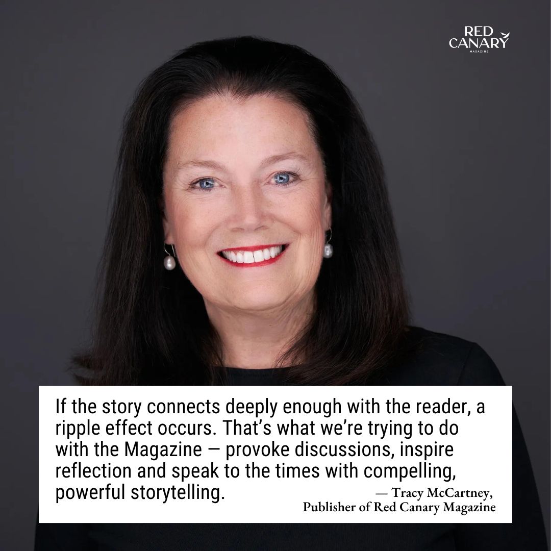 _redcanaryco's tweet photo. This week, Authority Magazine interviewed our Red Canary founder and publisher, Tracy McCartney about what it takes to be an effective communicator.

She emphasizes the power and importance of storytelling, and how it can change the world when used right.

https://t.co/mzVQ38eabX https://t.co/e6VcokZtZN