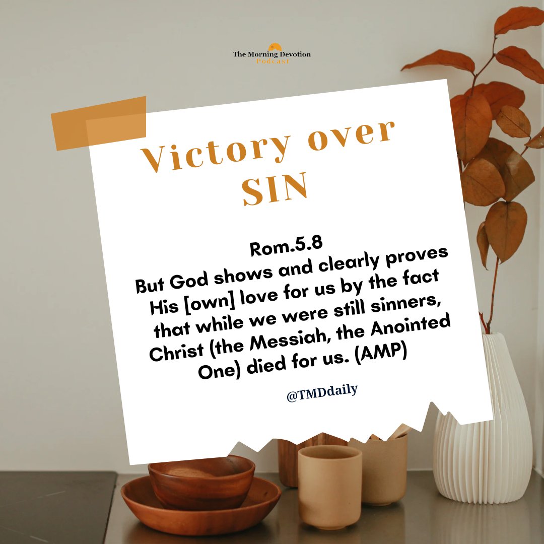 We are no longer slave to SIN 
We have a way out through Christ 
#bibleverse #dailyscripture #faith #Shiloh2023 #newday #newdawn #Gaza_Genocide