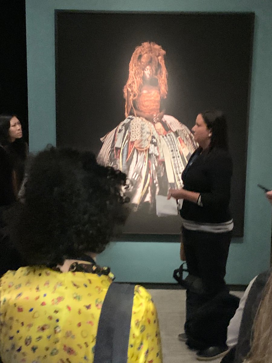 In the final day of our convening of health professions educators @JHUBloombergCtr Dr. Kamna Balhara led a powerful discussion of the ‘Acknowledgement’ at the Sackler Gallery & Elizabeth Benskin led a meditative experience at the National Museum of African Art #JHUBeingHuman