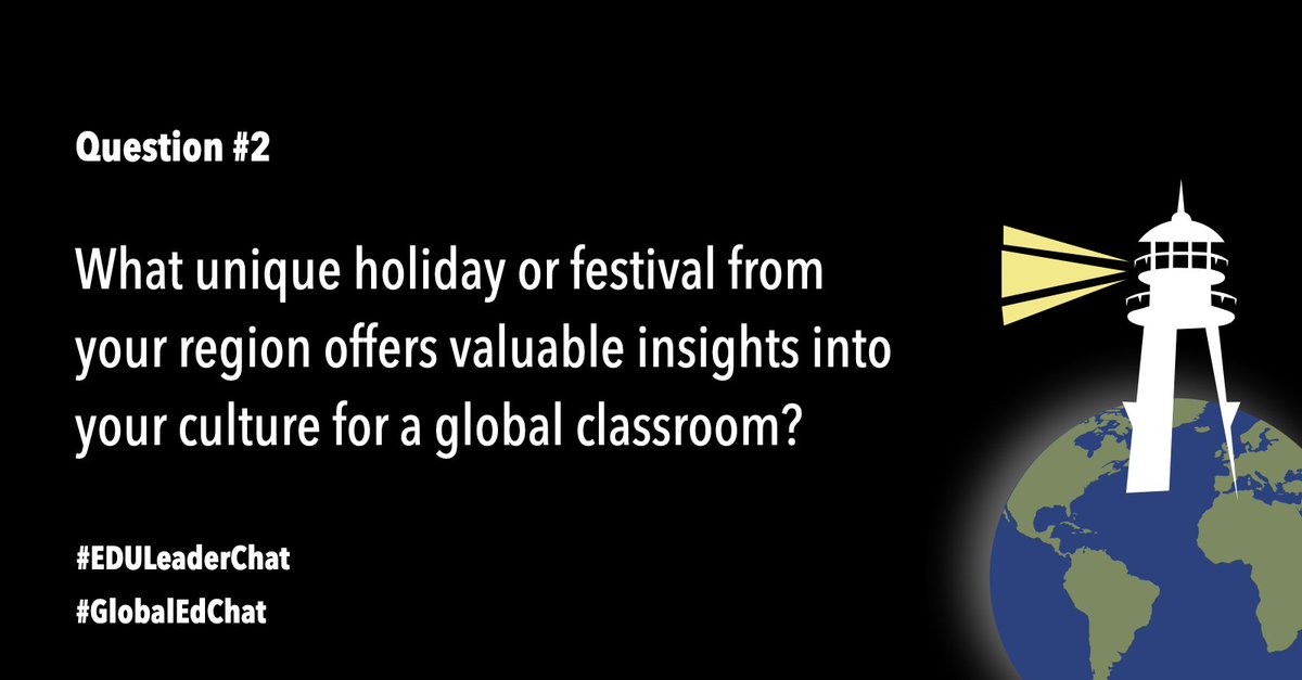 hsingmaster's tweet photo. Time for Q2: What unique holiday or festival from your region offers valuable insights into your culture for a global classroom? #globaledchat #eduleaderchat https://t.co/j3Ly5OqNd6