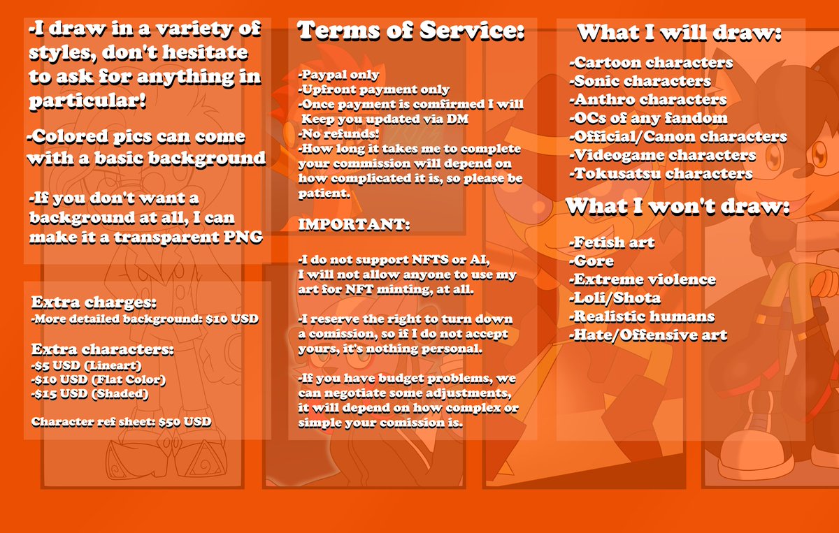 Roler42art's tweet image. Here&apos;s my c*mission info for 2024!  Check the second image for terms and other details More examples in the replies!  

Send me a DM if interested!  

Retweets will be seriously appreciated!