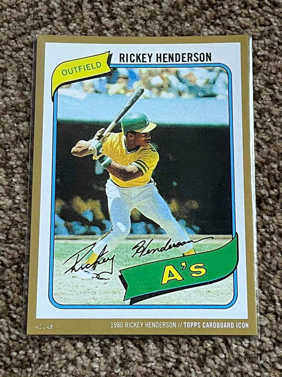 leadofflegend24's tweet photo. @rickey939 Not the /10 but I did pick up this 💚: https://t.co/qix4Ztlu7f