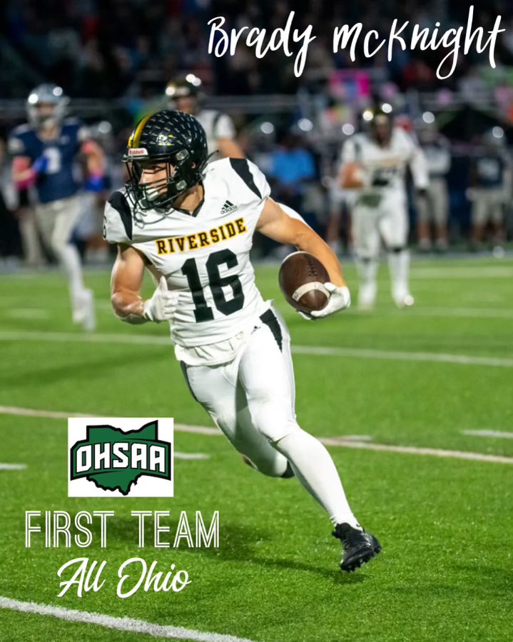 Extremely blessed to receive 1st team all Ohio honors!