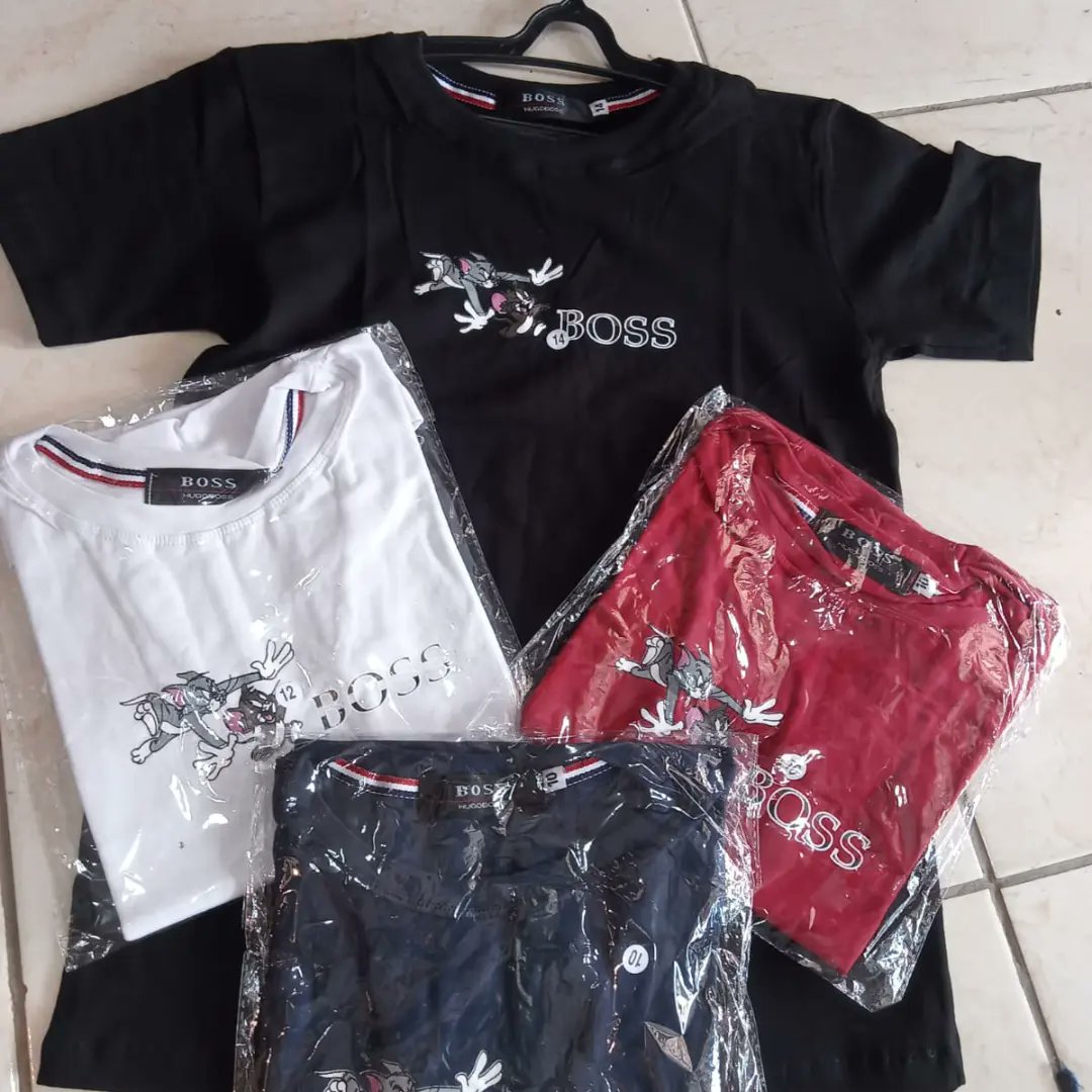 Camisa infantil 2 a 16 anos malha peruana só as braba