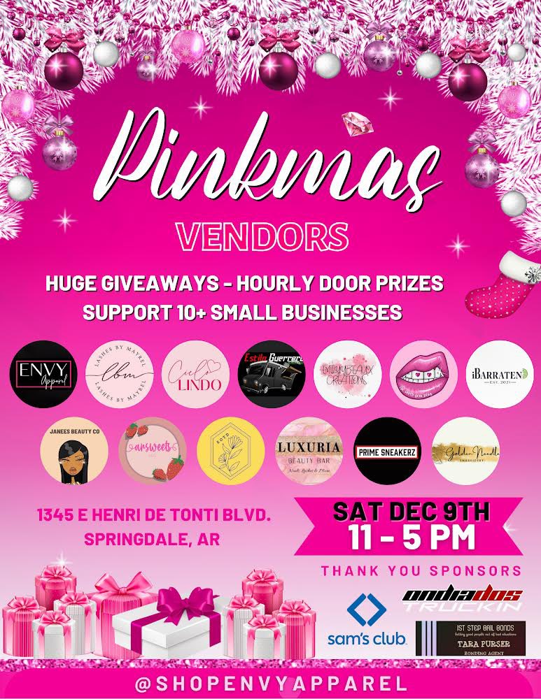 iBarratendCo's tweet photo. 🧸🎟️ Bring joy, bring a toy! Join iBarratend Co., @shopenvyapparel and several other vendors at the 2nd annual Pinkmas Toy Drive – your ticket to a festive day of giving and celebration. 🎄✨ #iBarratendCo #iBarratend #CraftCocktails #Pinkmas #ToyDrive #ToyforEntry https://t.co/s7HIRM31Gq