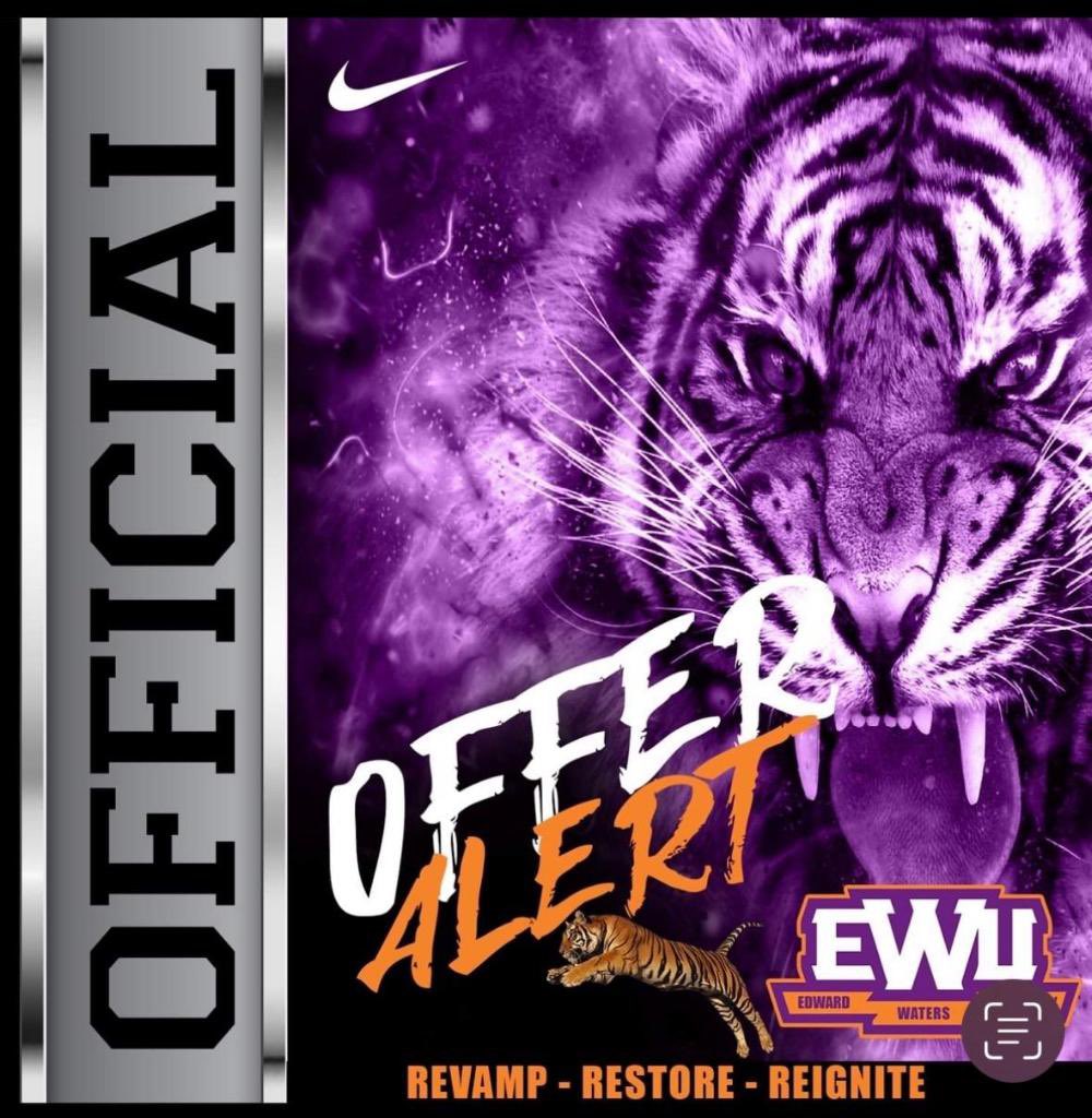 Blessed to receive and official offer from <a href="/EdwardWatersFB/">Edward Waters Football</a> <a href="/toriano81/">Toriano J. Morgan</a>