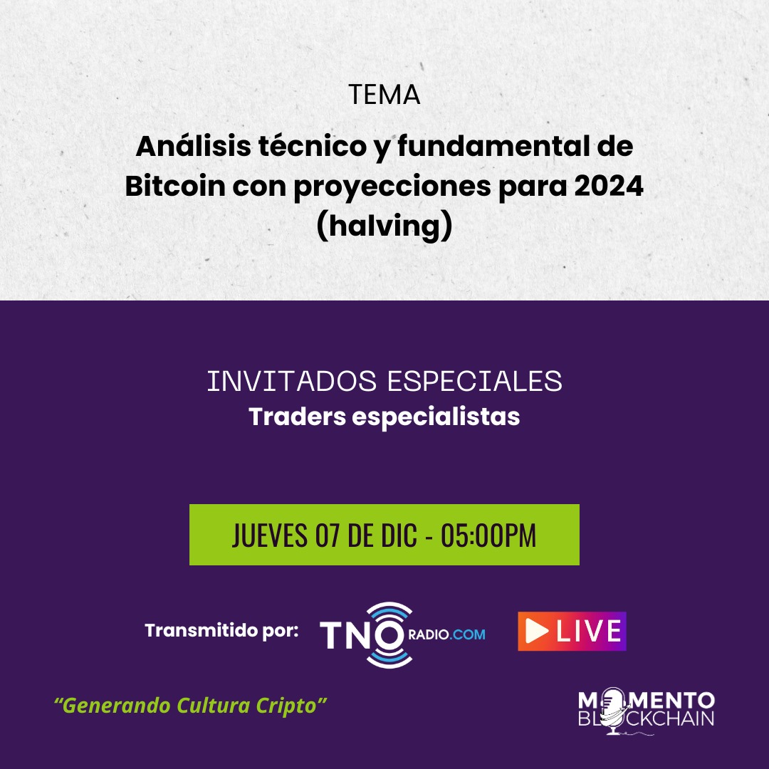 📢 Invitación a sintonizar <a href="/TNOradio/">TNO NETWORK</a> y seguir #generandoculturacripto

#Bitcoin