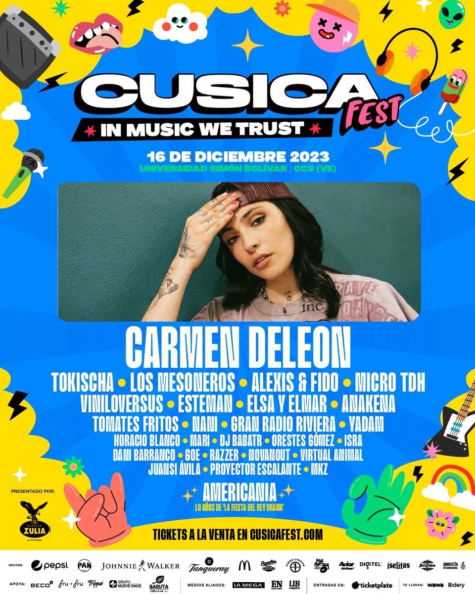 CusicaVzla's tweet photo. .@carmen_deleon @VirtualAnimal_ @razzerbc y @JuansiAvila nos estarán acompañando en esta tercera edición del CUSICA FEST 😎 (que, btw, ya solo quedan DIEZ DÍAS). https://t.co/Gkq1DifUM7