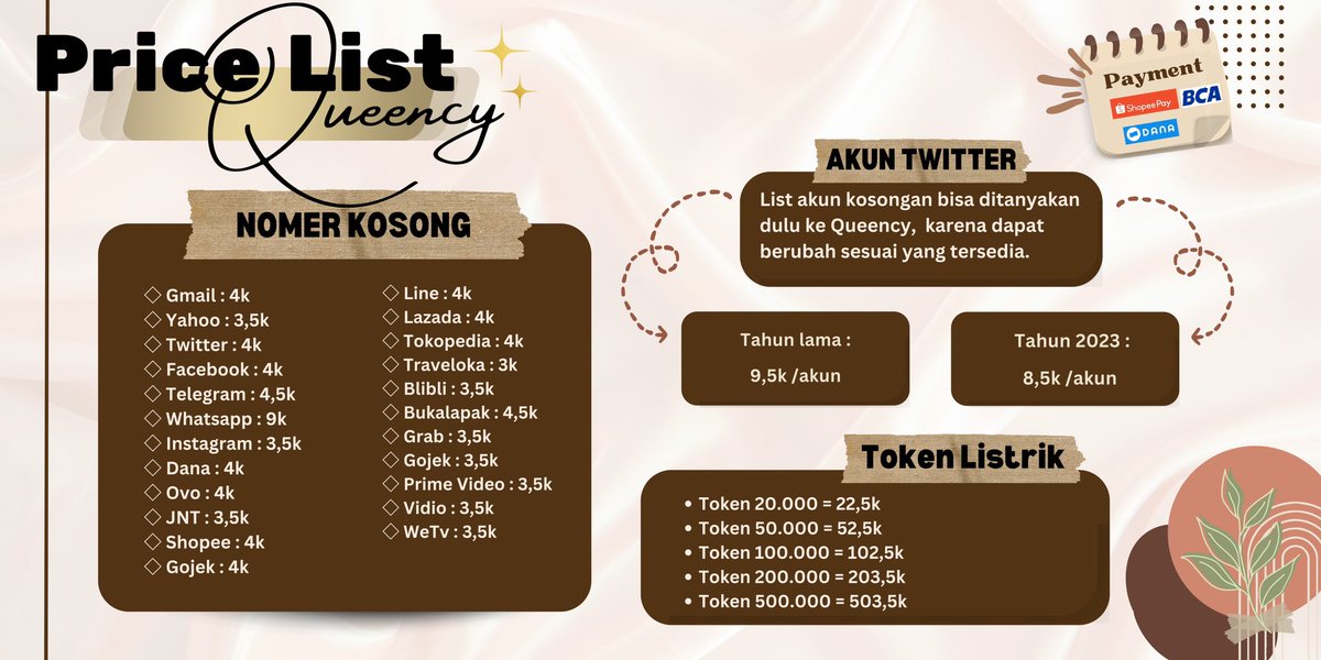 queencystores's tweet image. open sayang-sayangkuu♡ #zonauang #zonajajanᅠᅠᅠ